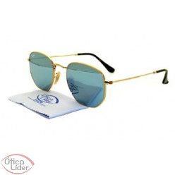 Ray-Ban RB3548n 001/30 51 Hexagonal Metal Dourado