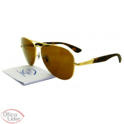 Ray-Ban RB3554l 112/73 58 Aviador Metal Dourado / Demi