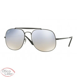 Ray-Ban RB 3561 001/9u 57 General Espelhado Metal Preto