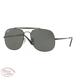 Ray-Ban RB 3561 002/58 57 General Metal Preto Polarizado