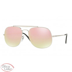 Ray-Ban RB 3561 003/7o 57 General Espelhado Metal Prata