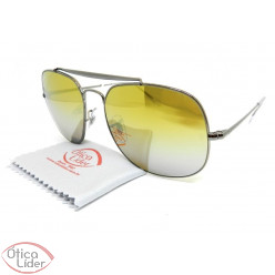 Ray-Ban The General RB3561 004/i3 57 Metal Grafite Lente Espelhada