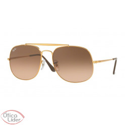 Ray-Ban RB 3561 9001/a5 57 General Metal Dourado