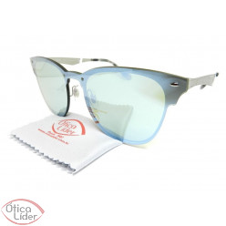 RAY-BAN BLAZE RB3576n 042/30 47 Clubmaster Verde Espelhado