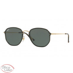 Ray-Ban RB 3579n 001/71 58 Blaze Metal Dourado Verde G15