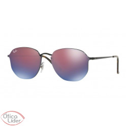 Ray-Ban RB 3579n 153/7v 58 Blaze Metal Preto Espelhado Azul