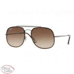 Ray-Ban RB 3583 004/13 58 General Blaze Marrom Degradê