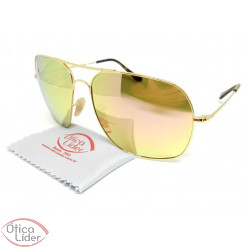 Ray-Ban Chromance RB3587ch 001/i0 61 3p Metal Dourado Espelhado