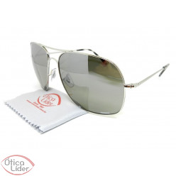 Ray-Ban Chromance RB3587ch 003/5j 61 Metal Prata Espelhado Polarizado