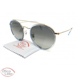 Ray-Ban RB3647n 906771 51 Round Azul / Metal Cobre