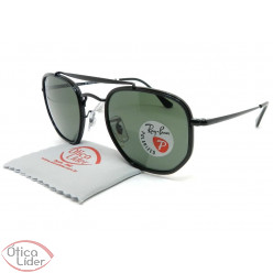 Ray-Ban RB3648m 002/58 52 The Marshal II Metal Preto Polarizado