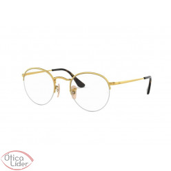 Ray-Ban RX3947v 2500 51 Round fny Metal Dourado