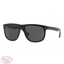 Ray-Ban RB4147 6171/87 60 Highstreet Preto / Vermelho Transparente