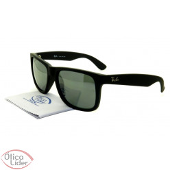 Óculos de Sol RAY-BAN JUSTIN RB4165L 622/6G 55 Preto Semi-Espelhado