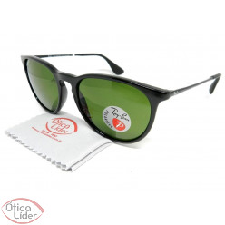 Ray-Ban Erika RB4171l 601/2p 54 Polarizado Acetato Preto