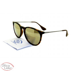 Ray-Ban RB 4171l 865/5a 54 Erika Acetato Demi / Grafite Espelhado