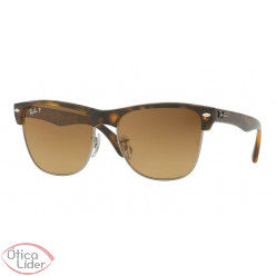 Ray-Ban RB 4175 877/m2 57 Clubmaster Acetato Demi Polarizado