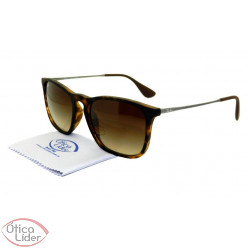 Óculos de Sol Ray-Ban RB4187l 856/13 54 Chris Acetato Demi / Grafite 