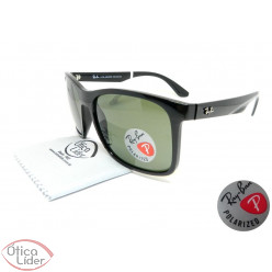 Ray-Ban RB4232l 601/9a 57 Acetato Preto Polarizado