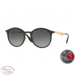 Ray-Ban RB 4277 6306t3 51 Emma Acetato Preto / Dourado Polarizado