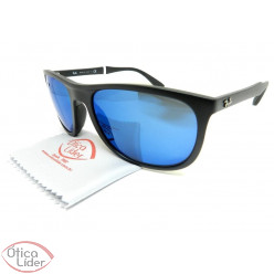 Ray-Ban RB4291 601-s/55 58 Acetato Preto Azul Espelhado