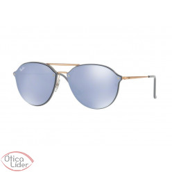 Ray-Ban RB 4292n 6326/1u 62 Blaze Double Bridge Cinza / Bronze