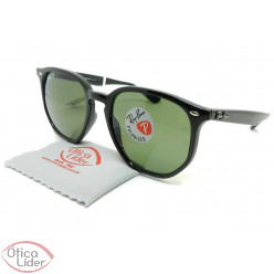 Ray-Ban Hexagonal RB4306l 601/9a 54 Acetato Preto Lente Polarizada