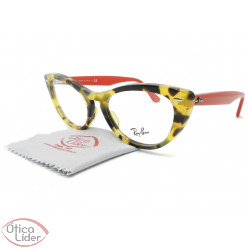 Ray-Ban Nina RX4314-v 5937 54 Acetato Havana Amarelo / Vermelho