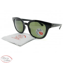 Ray-Ban RB4324l 601/9a 50 Acetato Preto Polarizado