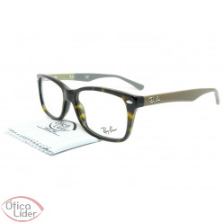 Ray-Ban RX5228 5545 53 Acetato Demi / Marrom