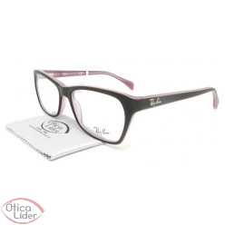 Ray-Ban RX5298 5386 53 Acetato Marrom / Lilás