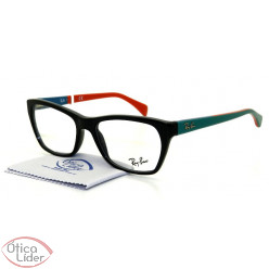 Ray-Ban RX5298 5548 53 Acetato Preto / Verde