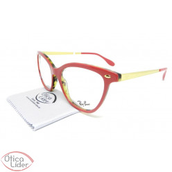 Ray-Ban RX5360 5714 54 Acetato Rosa / Demi / Metal Dourado