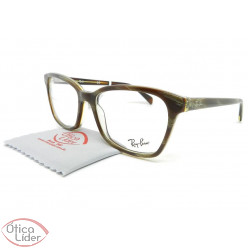 Ray-Ban RX5362 5914 54 Acetato Marrom Mesclado