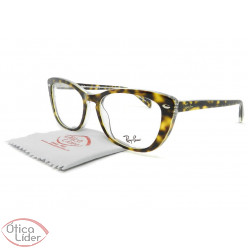 Ray-Ban RX5366 5082 54 Acetato Havana / Cristal