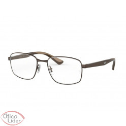 Ray-Ban RX6423 2511 55 Metal Bronze / Acetato Marrom