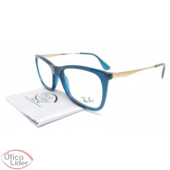 Ray-Ban RX7041l 5705 52 Acetato Azul / Metal Dourado