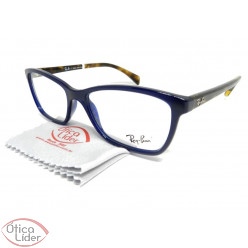 Ray-Ban RX7108l 5696 53 Acetato Azul e Mesclado