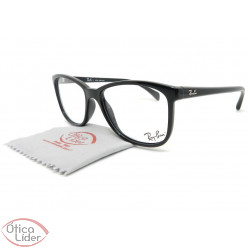 Ray-Ban RX7121l 2000 53 Acetato Preto