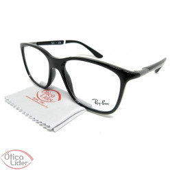 Ray-Ban RX7143 2000 53 Acetato Preto