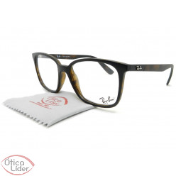 Ray-Ban RX7167l 5924 53 Acetato Havana fosco