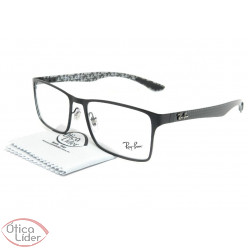 Ray-Ban RX8415 2848 55 Metal / Fibra de Carbono Preto