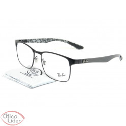 Ray-Ban RX8416 2503 55 Metal / Fibra de Carbono Preto