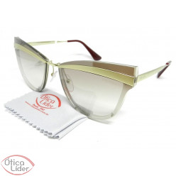 Prada SPR12us kng 4o0 65 Acetato Marrom Transparente / Dourado