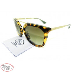 Prada SPR13q 7s0 4m1 54 Acetato Mesclado / Dourado