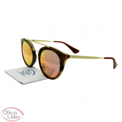 Prada Cinema SPR23s usg 5l2 52 Acetato Mesclado / Metal Dourado