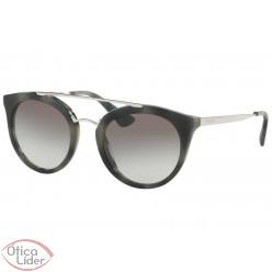 Prada Cinema SPR23s usi 0a7 52 Acetato Mesclado / Metal Prata