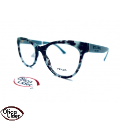 Prada VPR 05w 05h 101 53  Acetato tartaruga mesclado/ haste azul