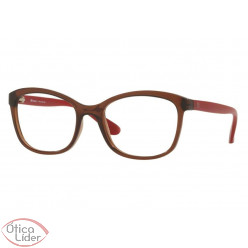 Tecnol TN3050 f689 52 Acetato Marrom Transparente / Vermelho