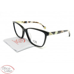 Carolina Herrera VHE761 700y 53 Acetato Preto / Mesclado